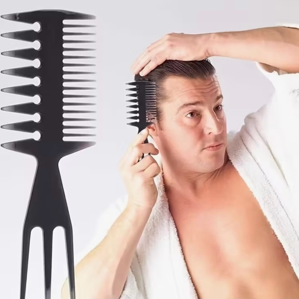 💕5/$18 Black Multifunctional Styling Comb